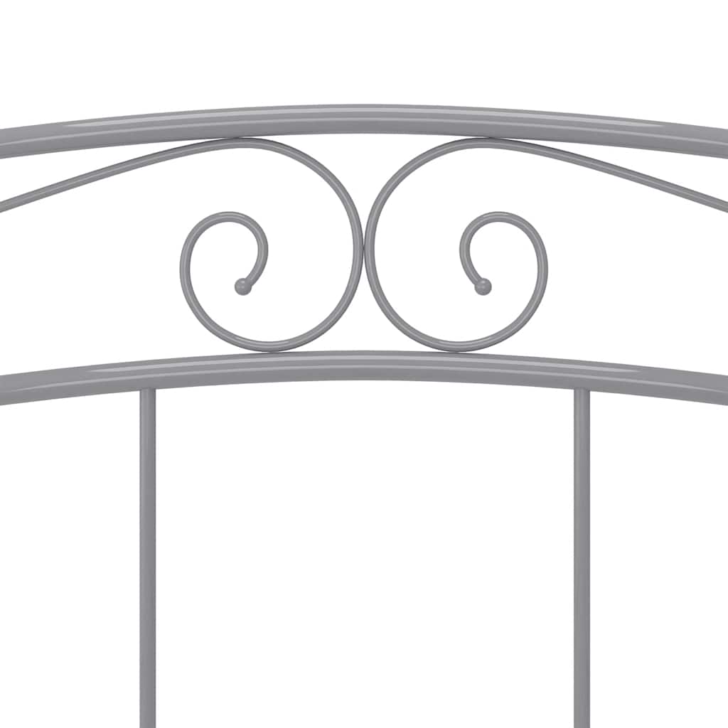Okvir za krevet sivi metalni 180 x 200 cm