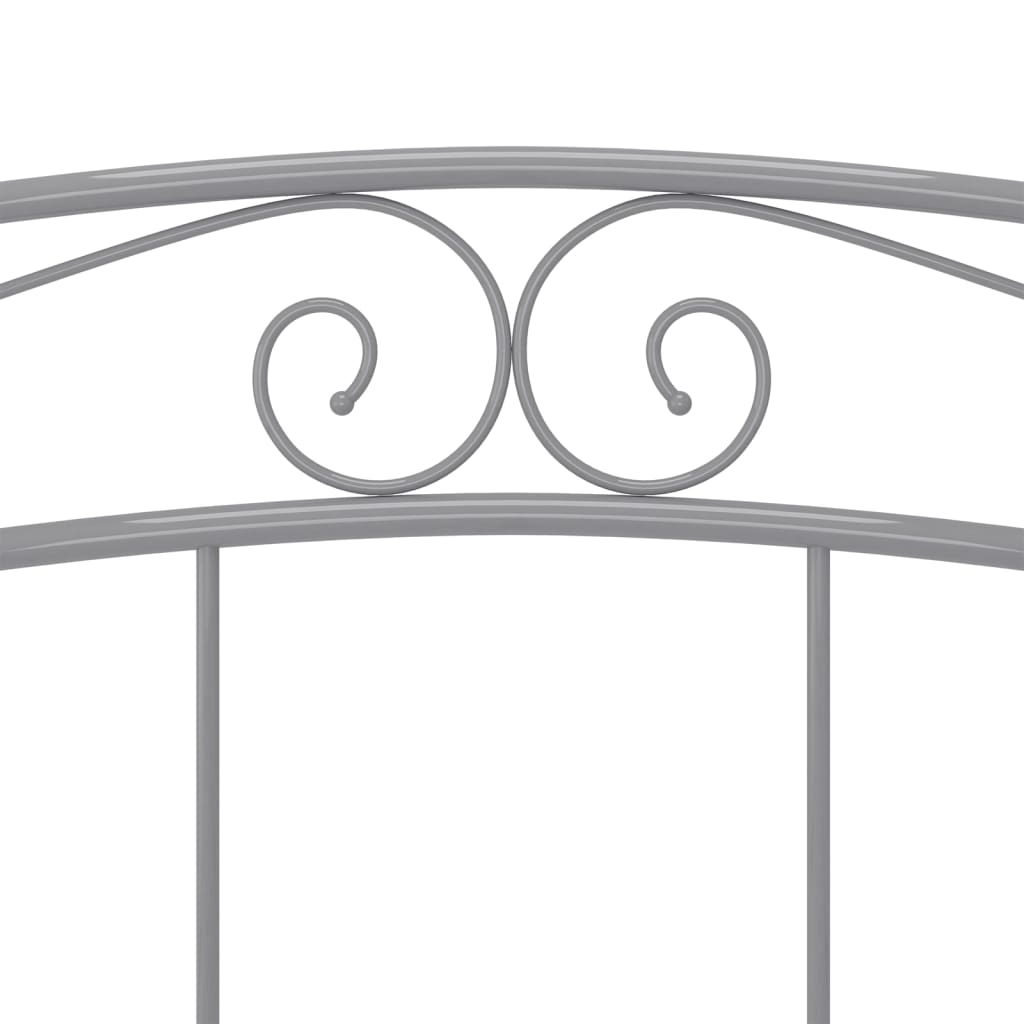 Okvir za krevet sivi metalni 200 x 200 cm