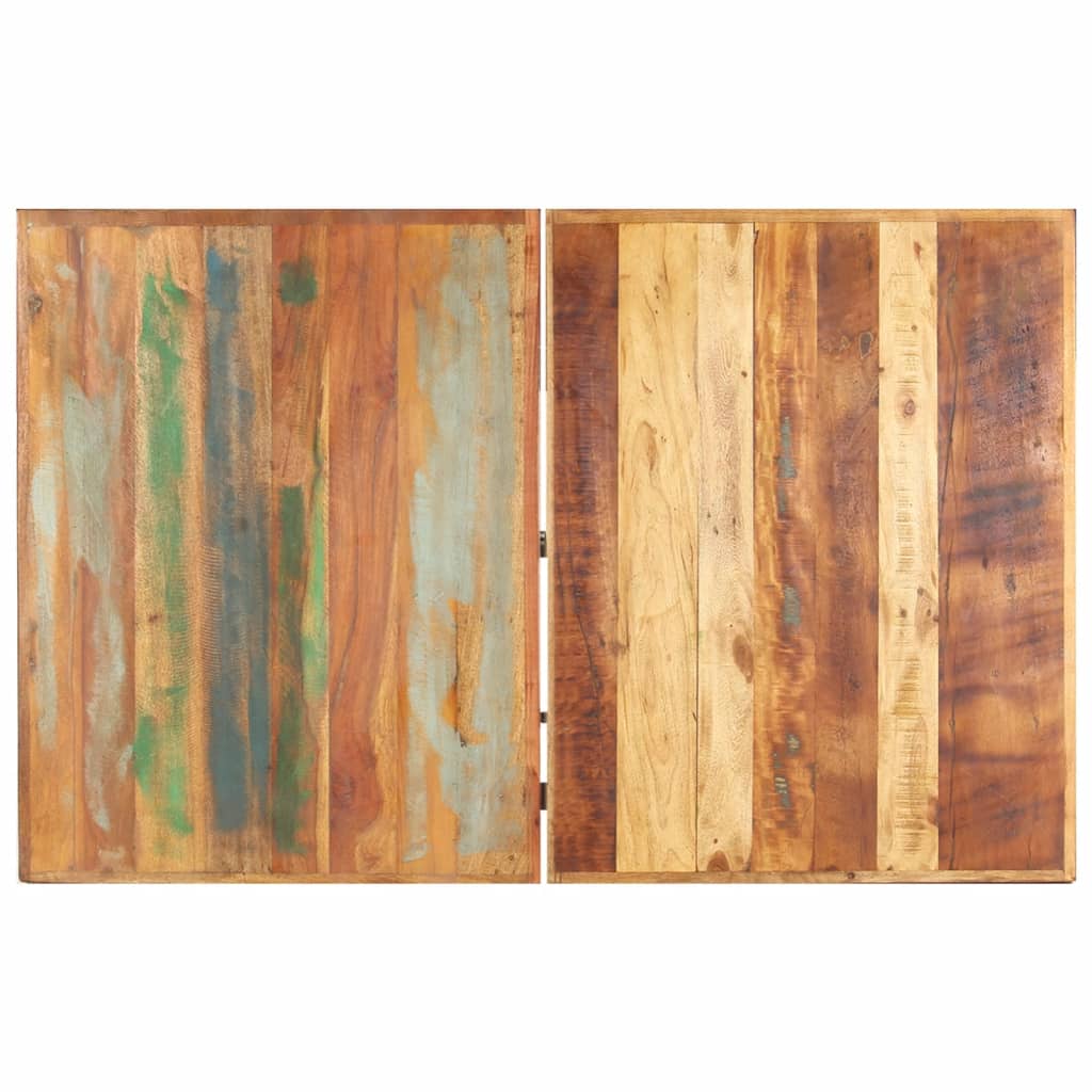 Stolić za kavu 142 x 90 x 42 cm od masivnog obnovljenog drva