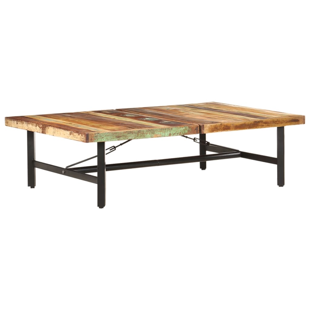 Stolić za kavu 142 x 90 x 42 cm od masivnog obnovljenog drva