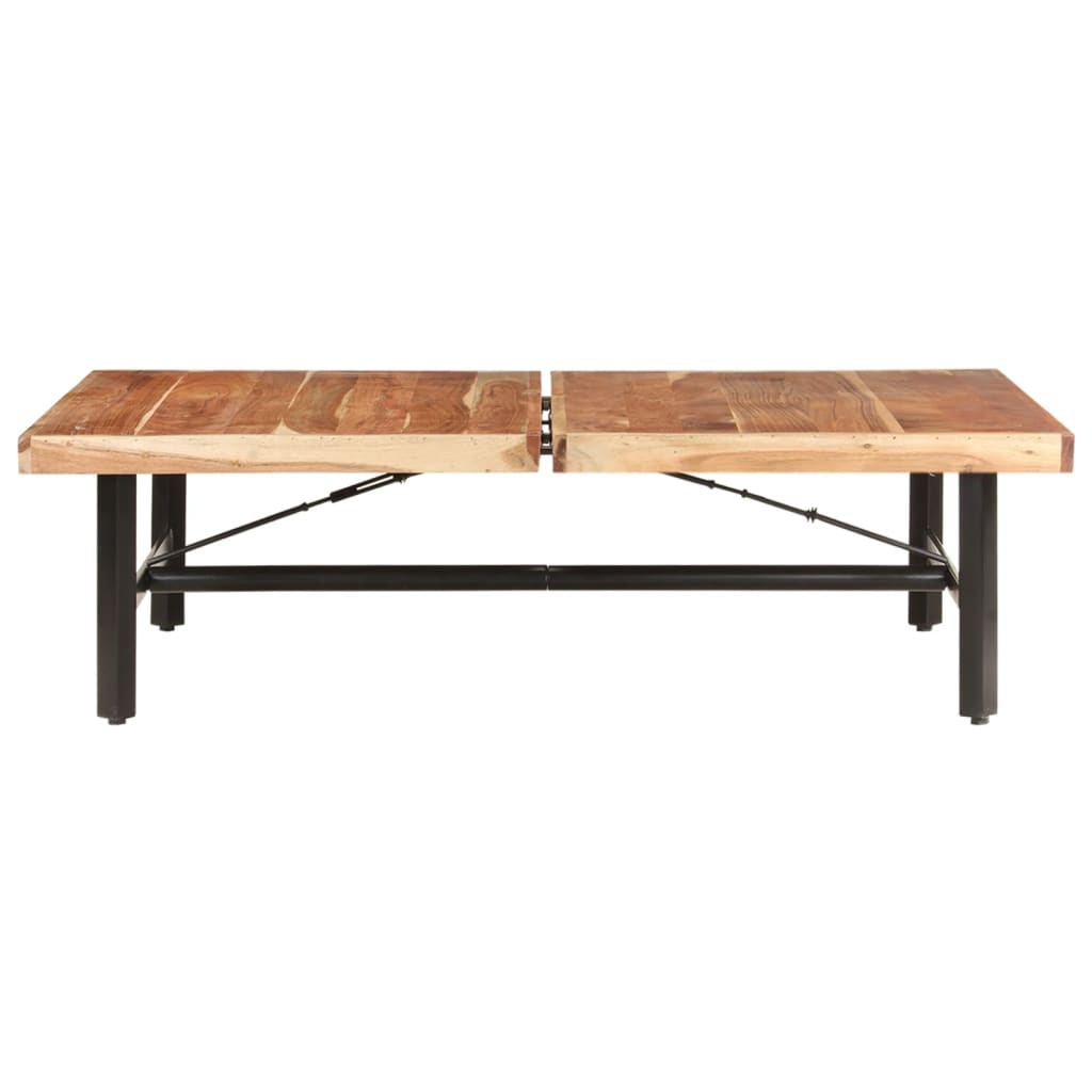Stolić za kavu 142 x 90 x 42 cm od masivnog bagremovog drva