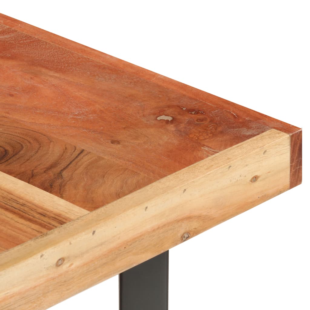 Stolić za kavu 142 x 90 x 42 cm od masivnog bagremovog drva