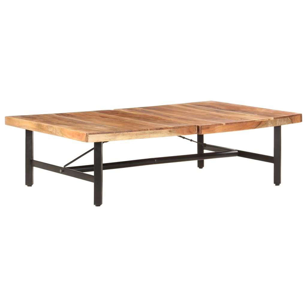 Stolić za kavu 142 x 90 x 42 cm od masivnog bagremovog drva