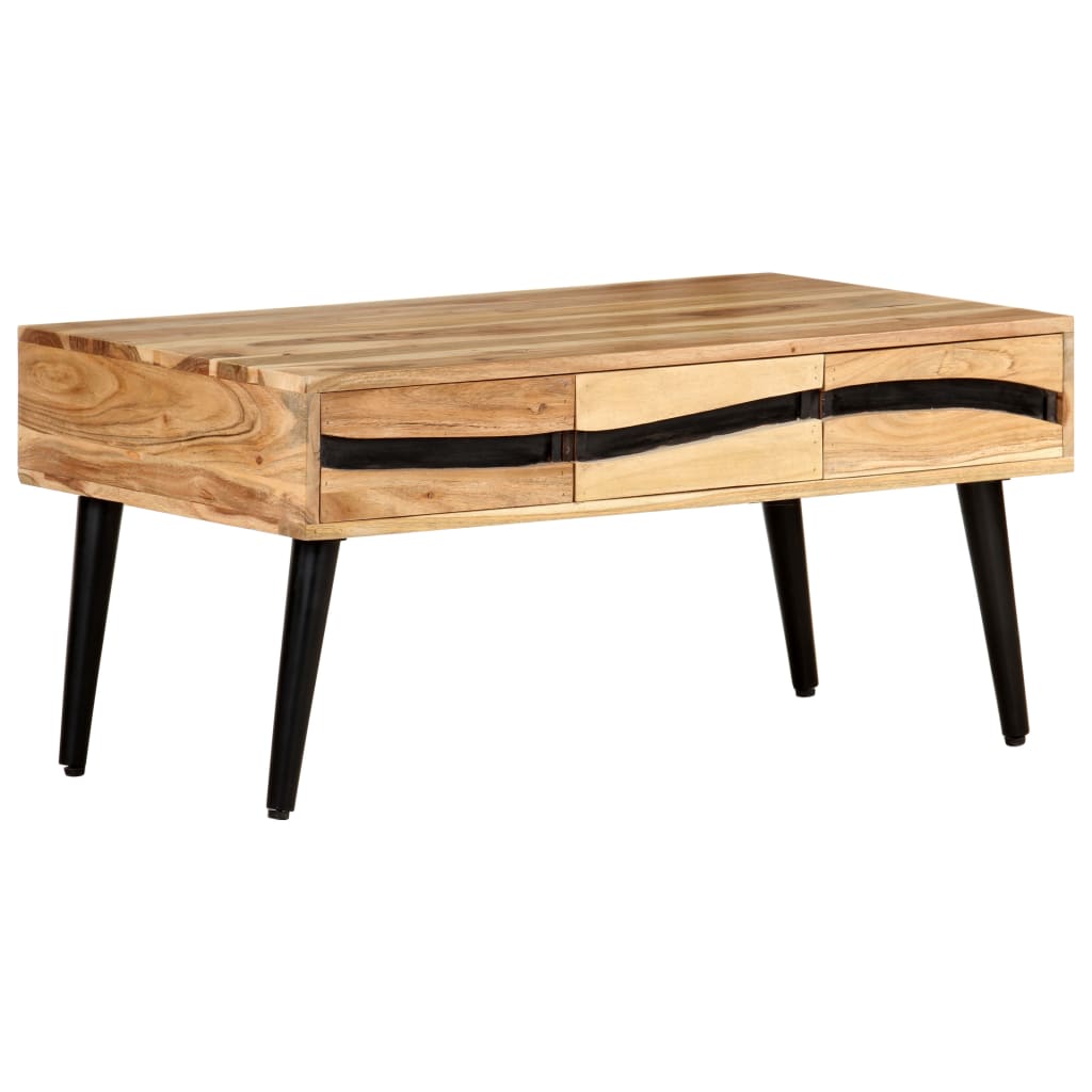 Stolić za kavu 88 x 50 x 42 cm od masivnog bagremovog drva