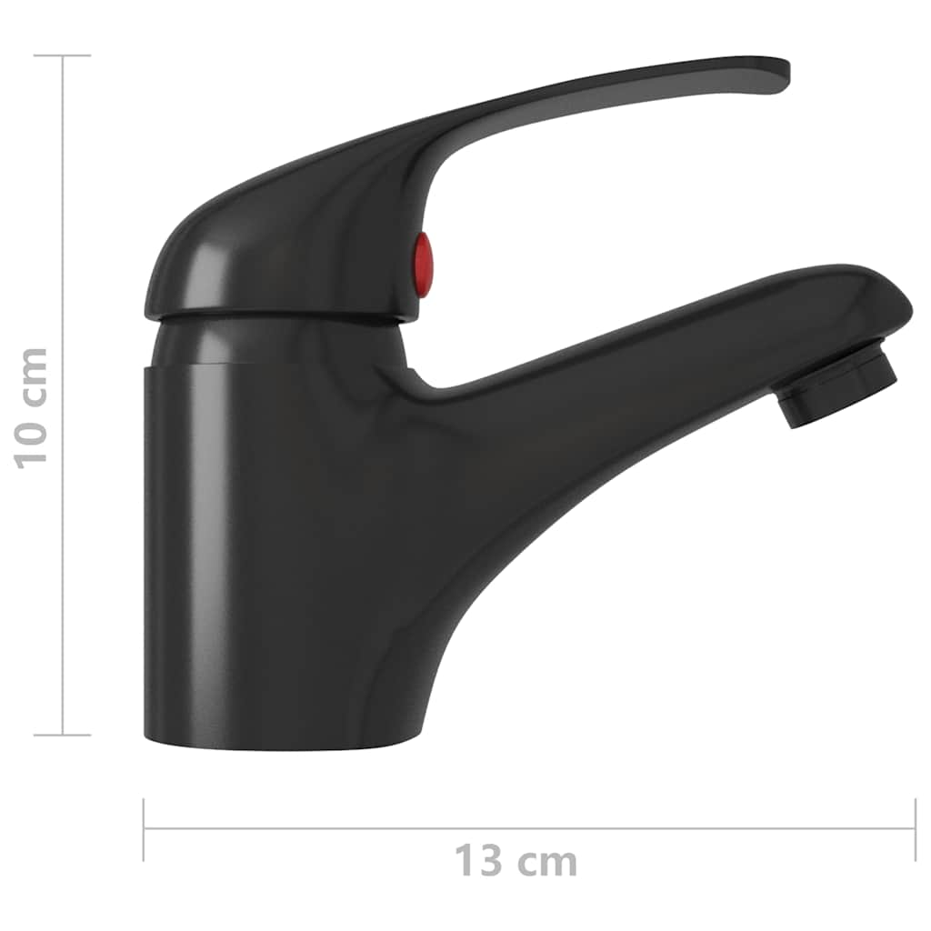 Miješalica za umivaonik crna 13 x 10 cm