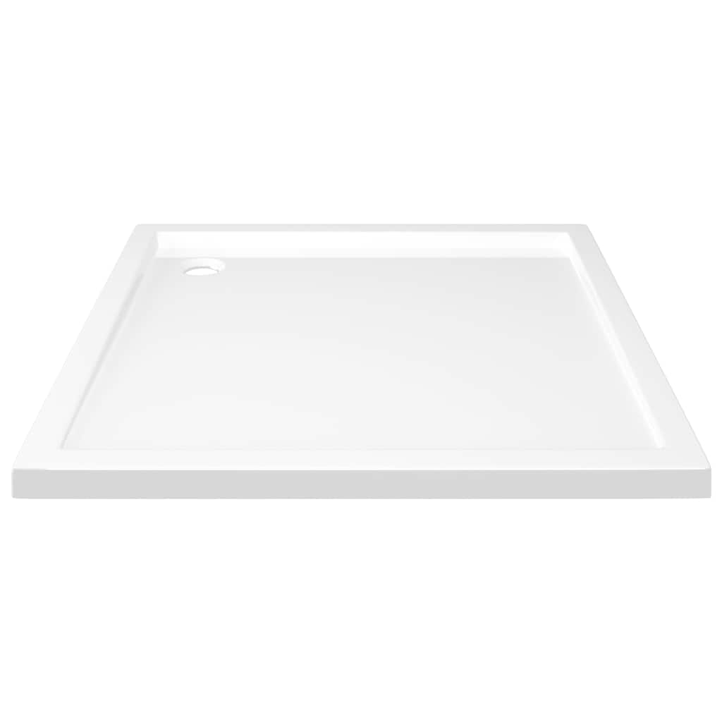 Četvrtasta tuš-kada ABS bijela 80 x 80 cm