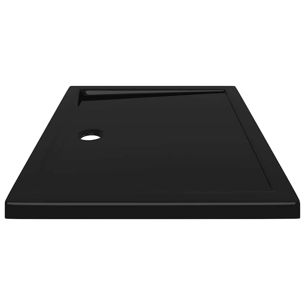 Pravokutna ABS tuš-kada crna 70 x 90 cm