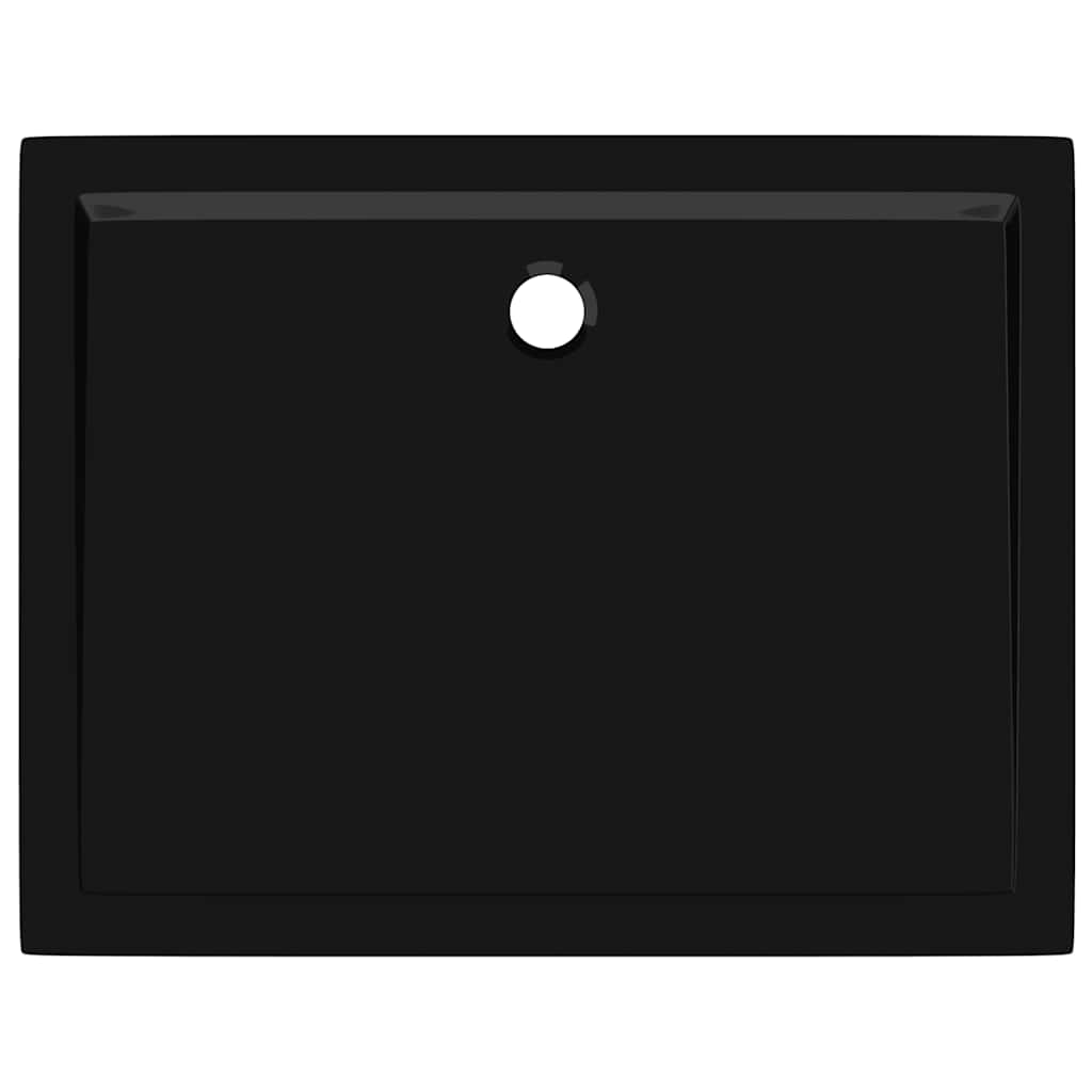 Pravokutna ABS tuš-kada crna 70 x 90 cm