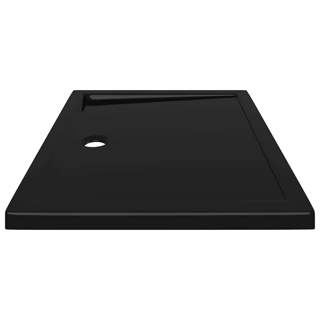 Pravokutna ABS tuš-kada crna 80 x 100 cm