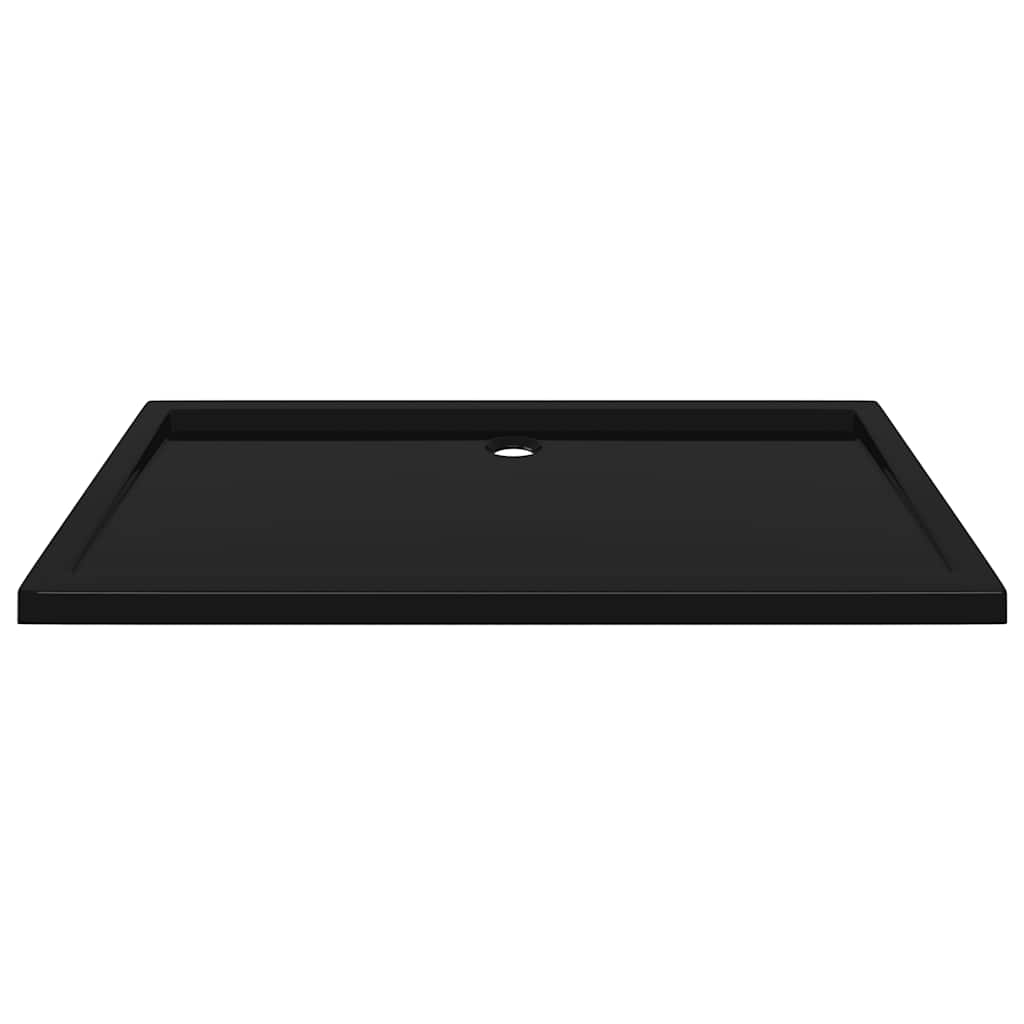 Pravokutna tuš-kada ABS crna 70 x 120 cm