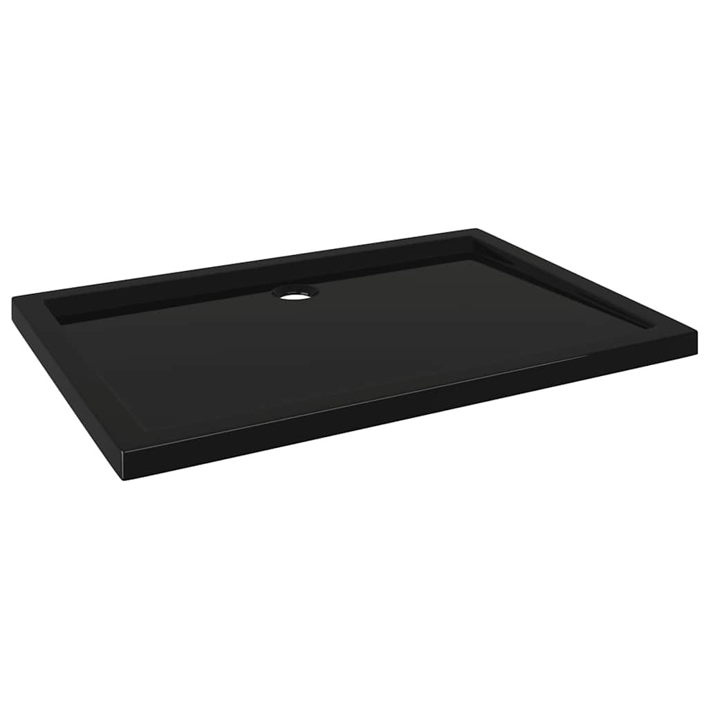 Pravokutna tuš-kada ABS crna 70 x 100 cm