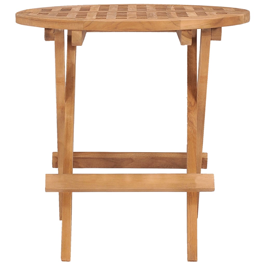 Sklopivi vrtni stol 50 x 50 x 50 cm od masivne tikovine