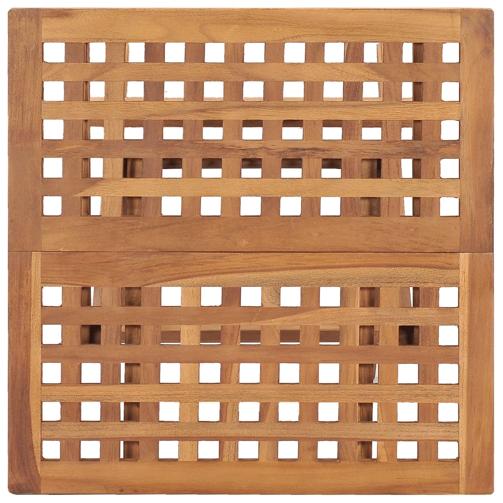 Sklopivi vrtni stol 50 x 50 x 50 cm od masivne tikovine
