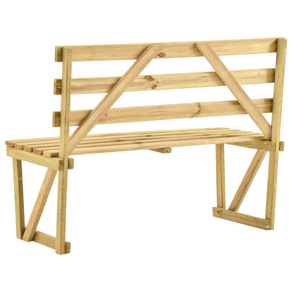 Vrtna klupa 120 cm od impregnirane borovine