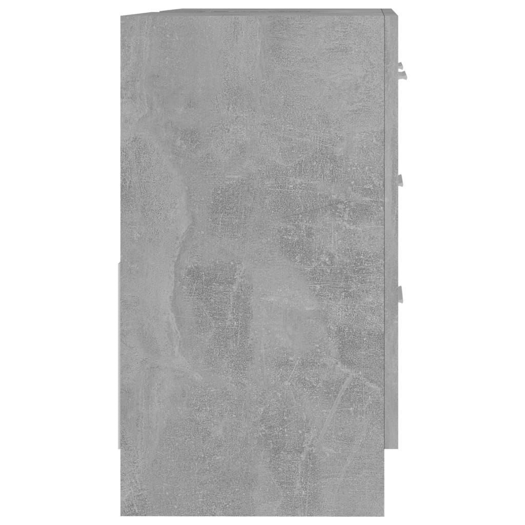 Ormarić za umivaonik boja betona 63x30x54 cm konstruirano drvo