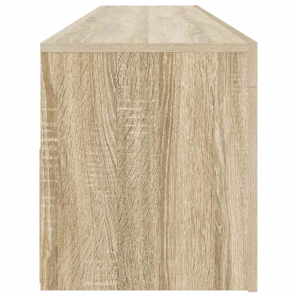 TV ormarić s LED svjetlima boja hrasta sonome 120 x 35 x 40 cm