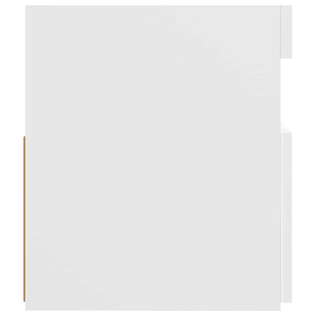 TV ormarić s LED svjetlima bijeli 120x35x40 cm