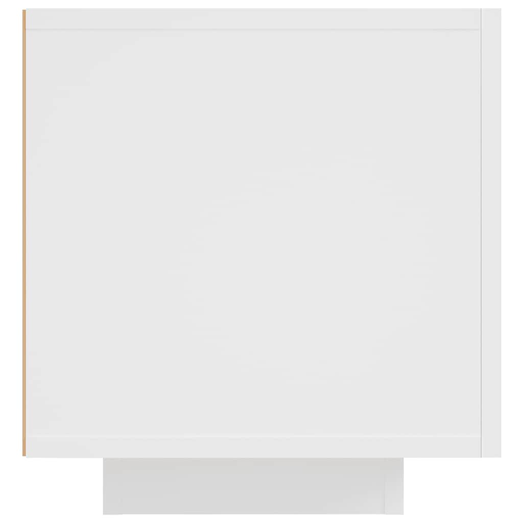 TV ormarić s LED svjetlima bijeli 160 x 35 x 40 cm