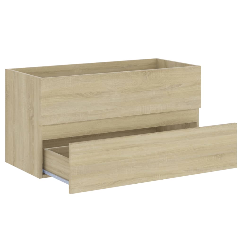 Ormarić za umivaonik boja hrasta sonome 90x38,5x45 cm drveni