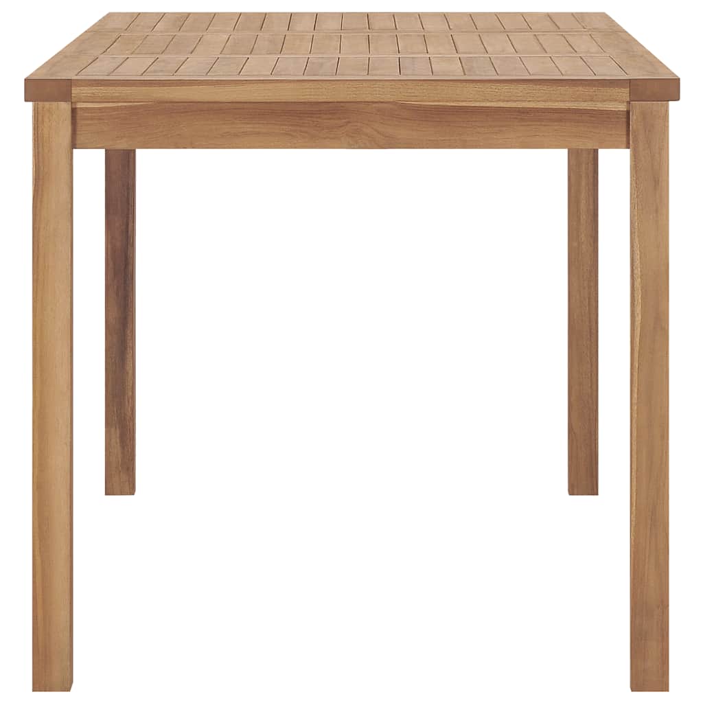 Vrtni blagovaonski set od 7 dijelova 140 x 80 cm masivno tikovino drvo