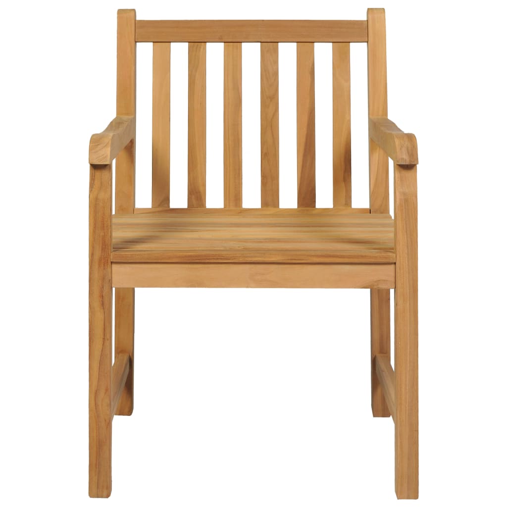 Vrtni blagovaonski set od 5 dijelova 150 x 90 cm masivno tikovino drvo