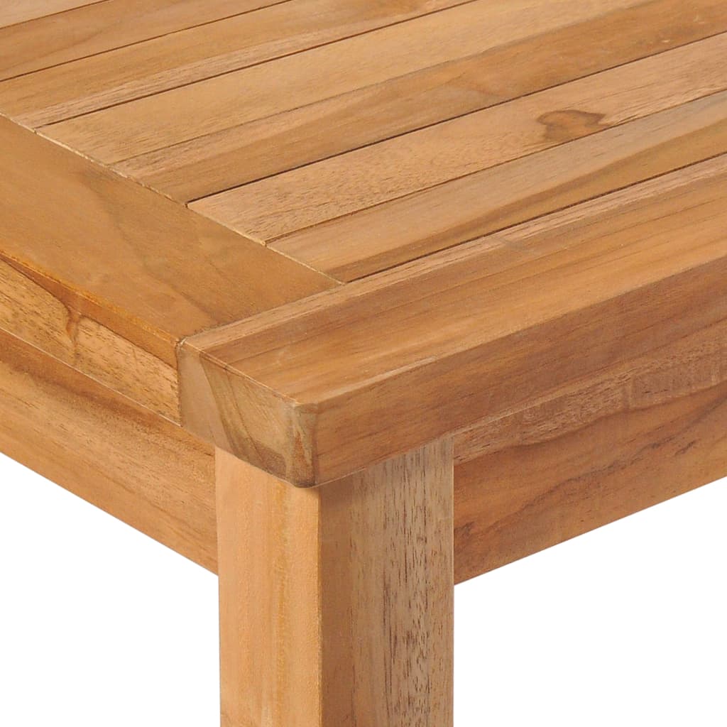 Vrtni blagovaonski set od 5 dijelova 150 x 90 cm masivno tikovino drvo