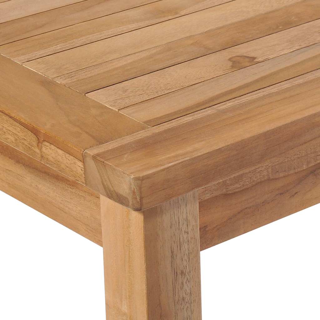 Vrtni blagovaonski set od 7 dijelova 150 x 90 cm masivno tikovino drvo