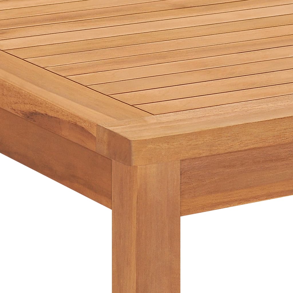 Vrtni blagovaonski set od 5 dijelova 160x80 cm masivno tikovino drvo