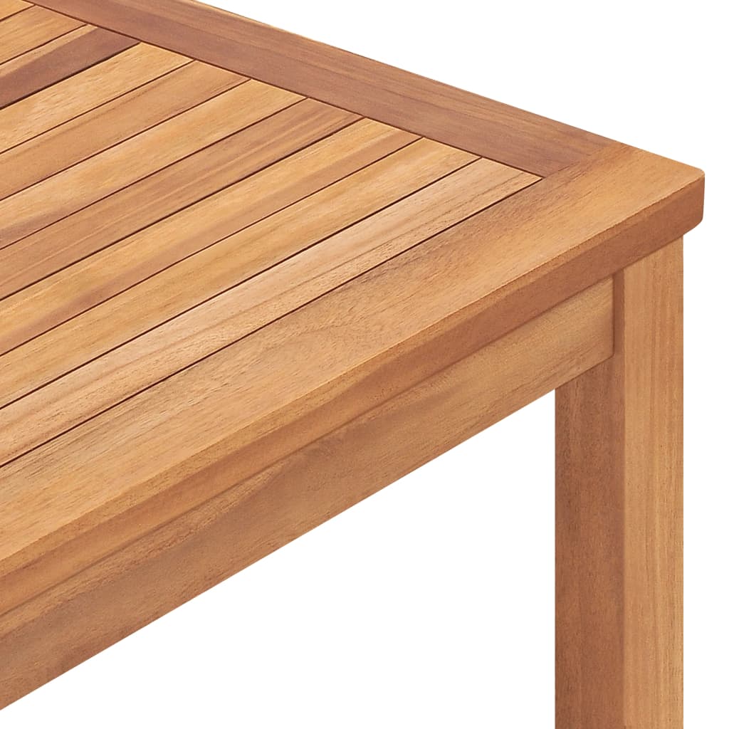 Vrtni blagovaonski set od 5 dijelova 160x80 cm masivno tikovino drvo