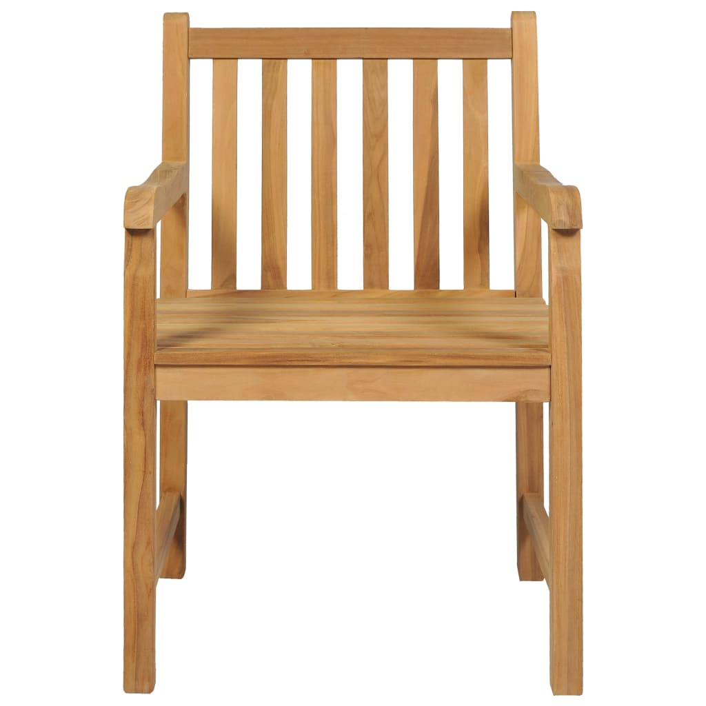 Vrtni blagovaonski set od 5 dijelova 160x80 cm masivno tikovino drvo