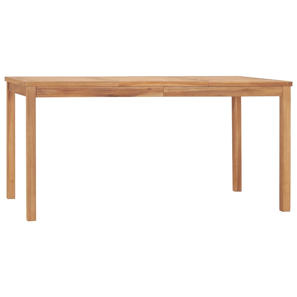Vrtni blagovaonski set od 7 dijelova 160x80 cm masivno tikovino drvo