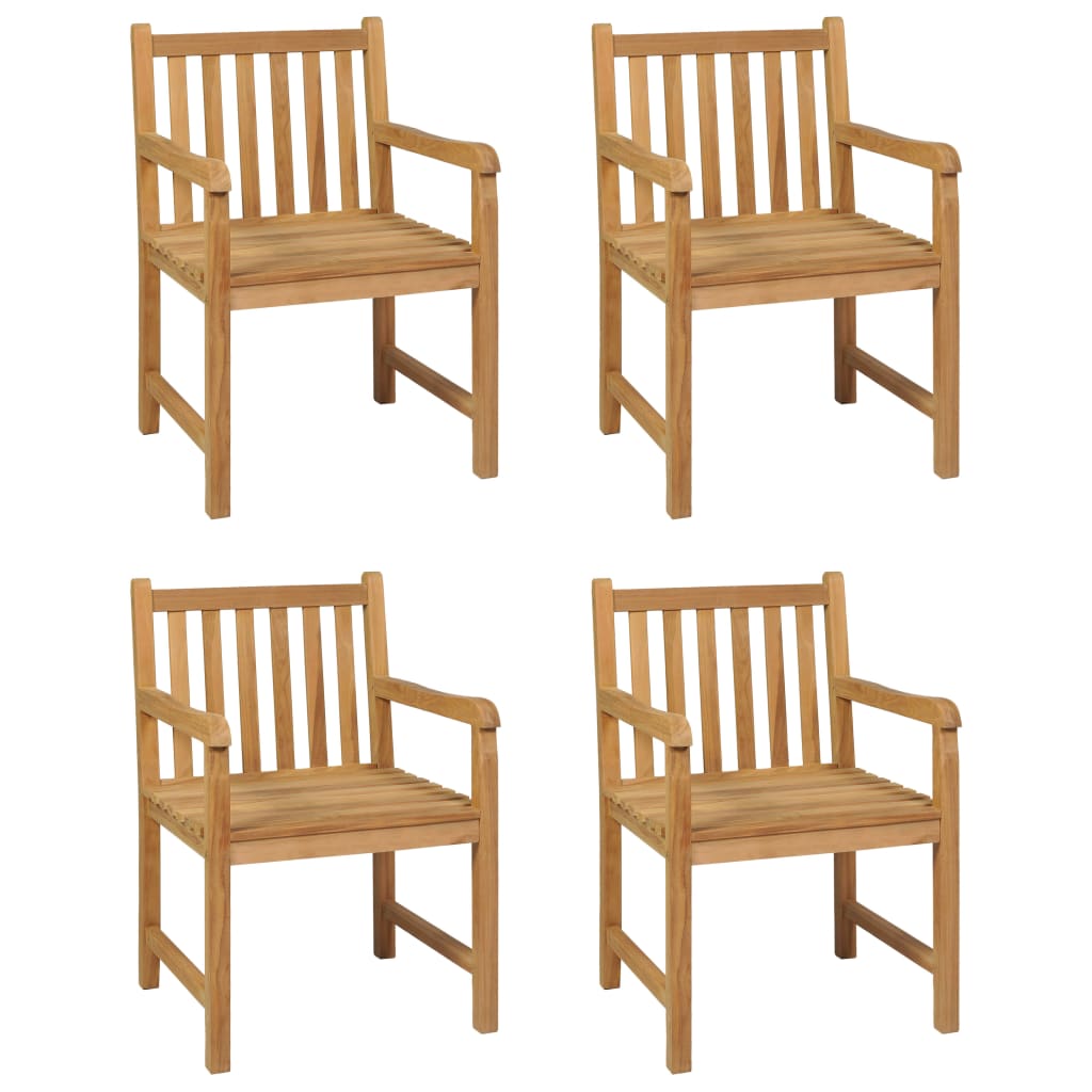 Vrtni blagovaonski set od 5 dijelova 180 x 90 cm masivno tikovino drvo