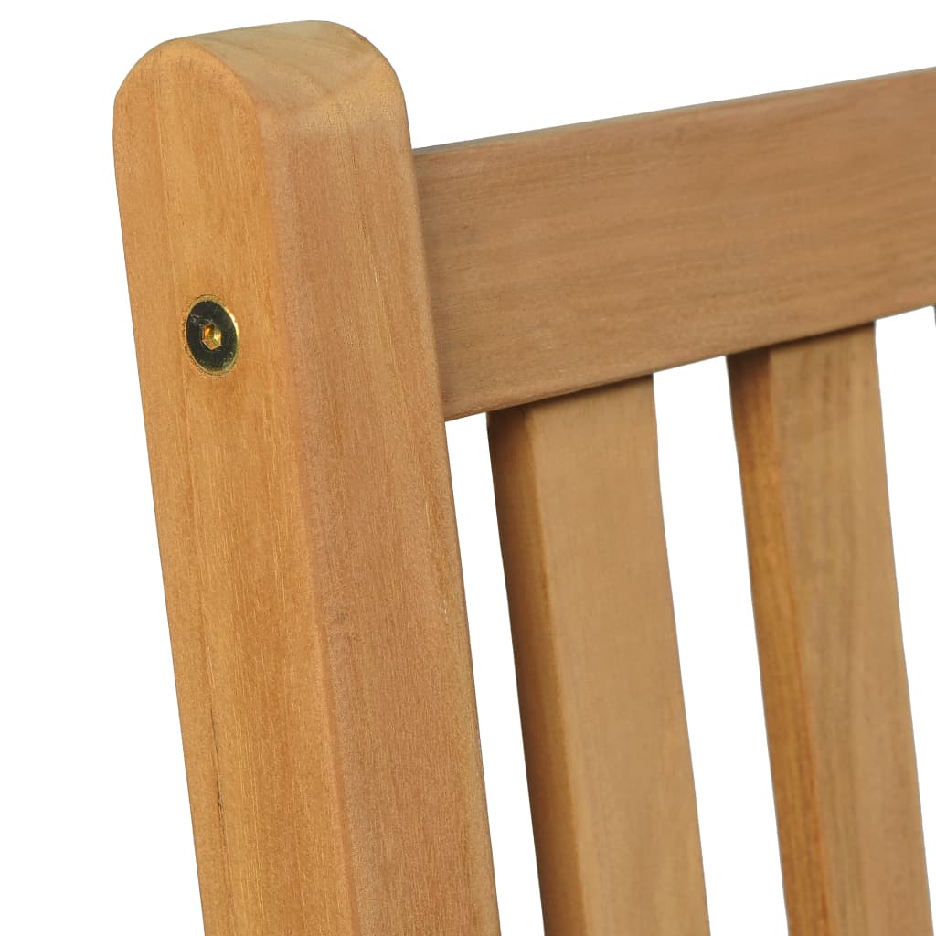 Vrtni blagovaonski set od 5 dijelova 180 x 90 cm masivno tikovino drvo