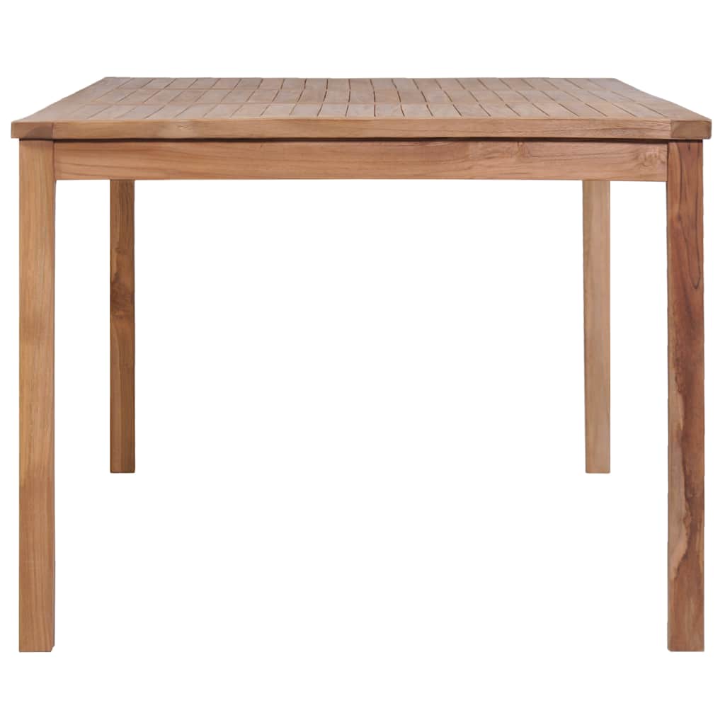 Vrtni blagovaonski set od 7 dijelova 200 x 100 cm masivno tikovino drvo