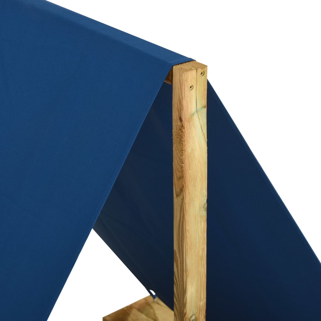 Pješčanik s krovom 80 x 60 x 97,5 cm od impregnirane borovine