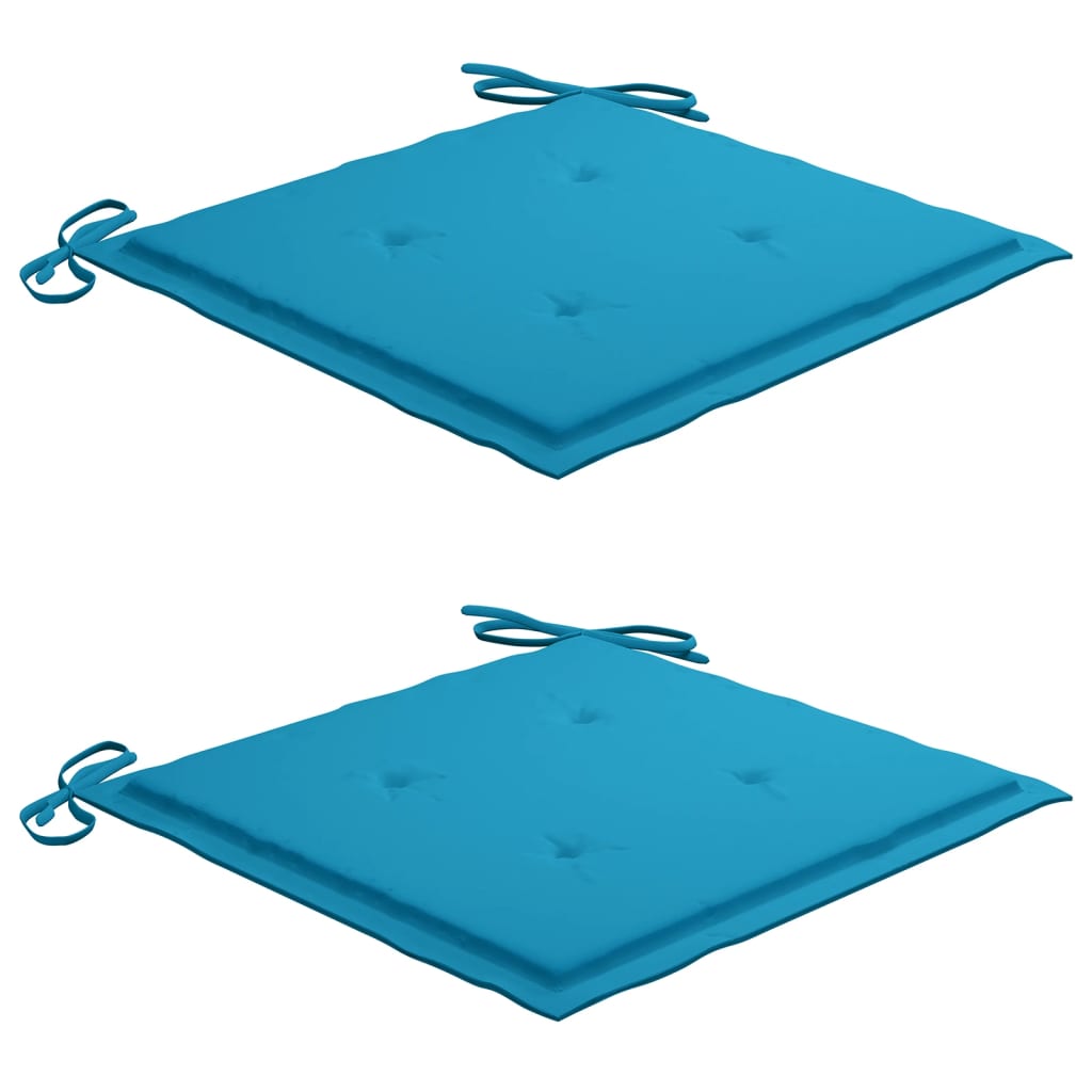 Vrtne stolice s čajnim stolićem i jastucima od bagremovog drva
