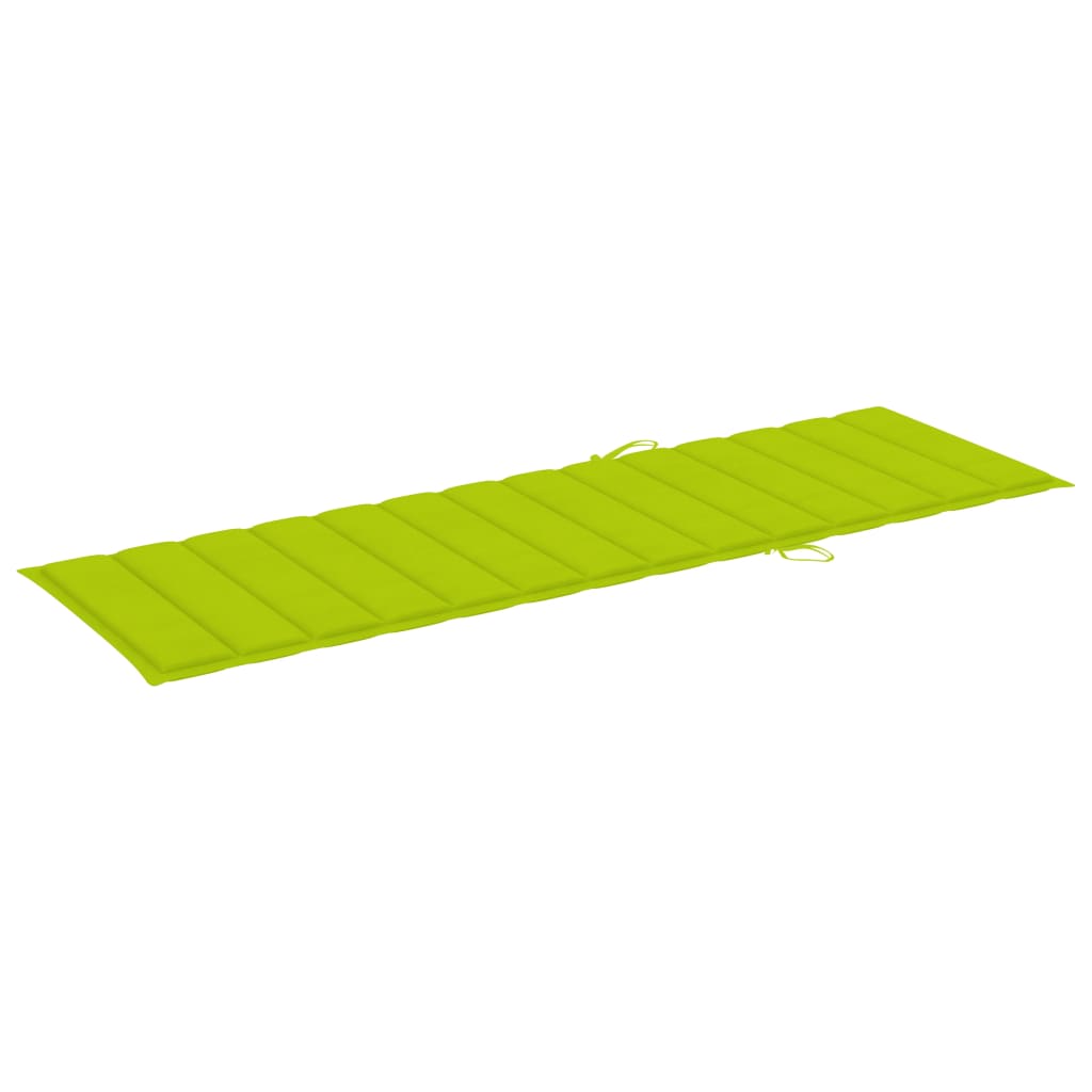 Vrtna ležaljka za sunčanje s jastukom masivno bagremovo drvo