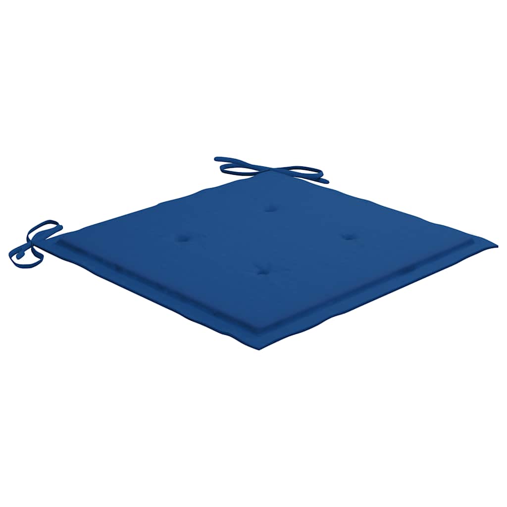 Vrtne stolice s jastucima 2 kom od bagremovog drva i čelika