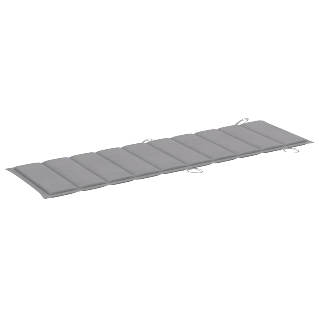 Vrtna ležaljka za sunčanje s jastukom masivno bagremovo drvo
