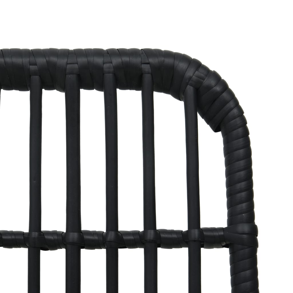 3-dijelni vrtni blagovaonski set od poliratana i stakla