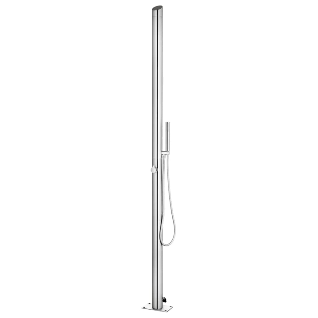 Vrtni tuš od nehrđajućeg čelika 220 cm