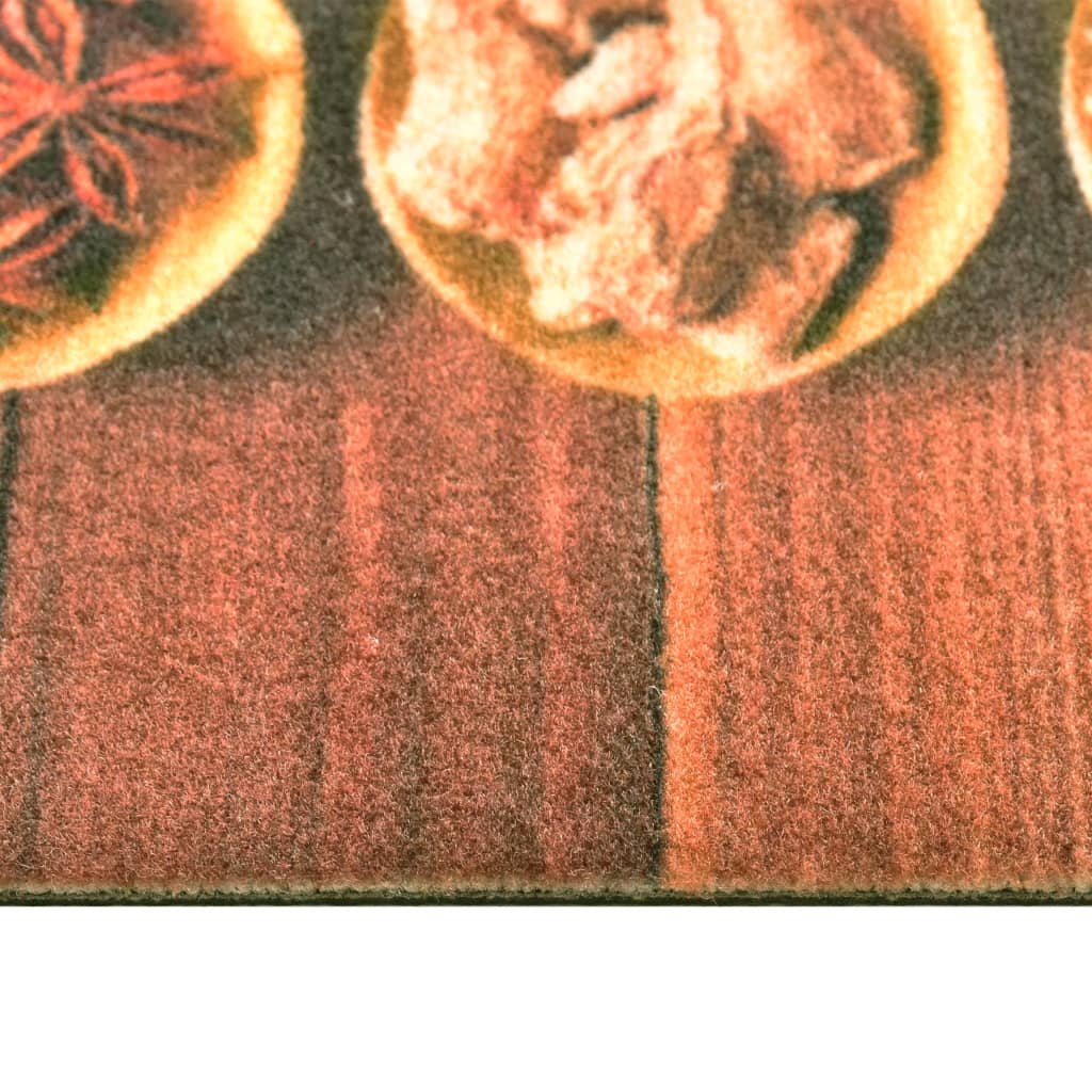 Kuhinjski tepih s uzorkom žlica perivi 60 x 300 cm