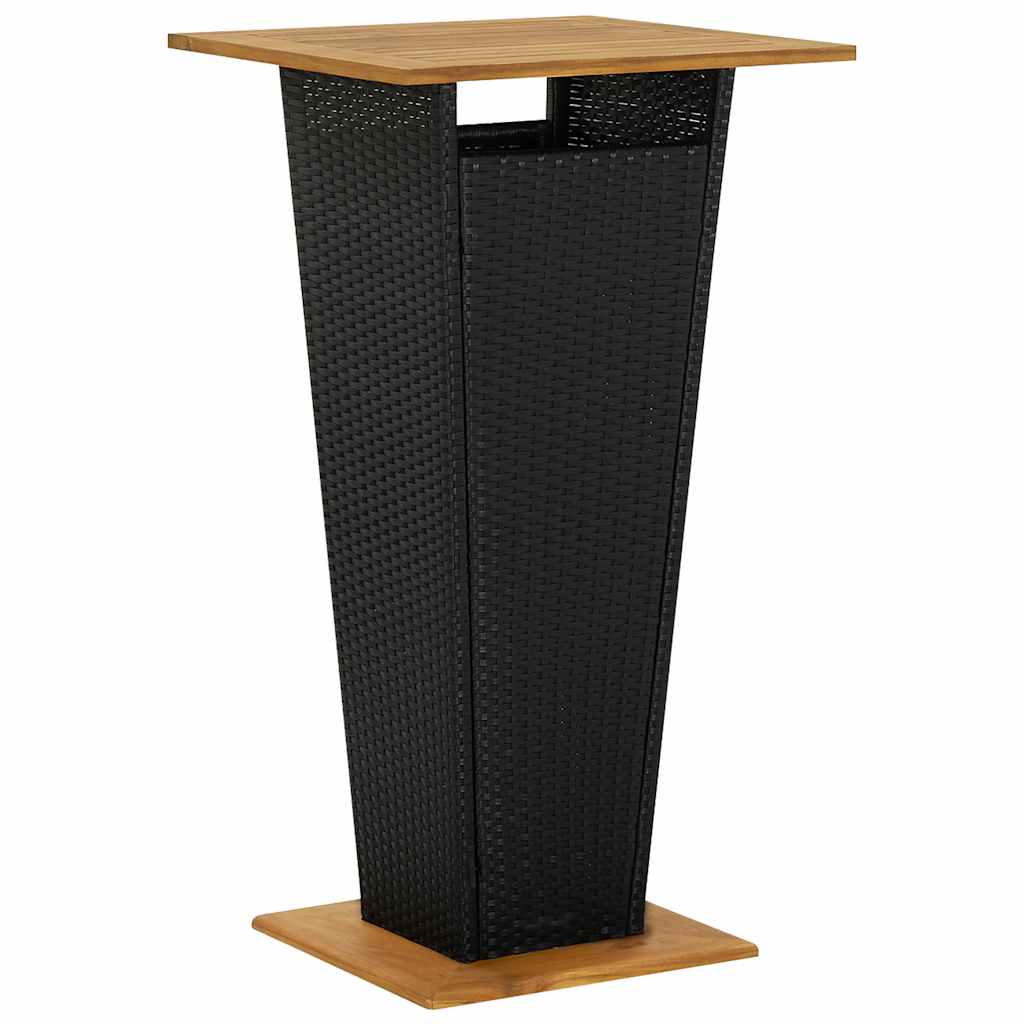 5-dijelni vrtni barski set crni