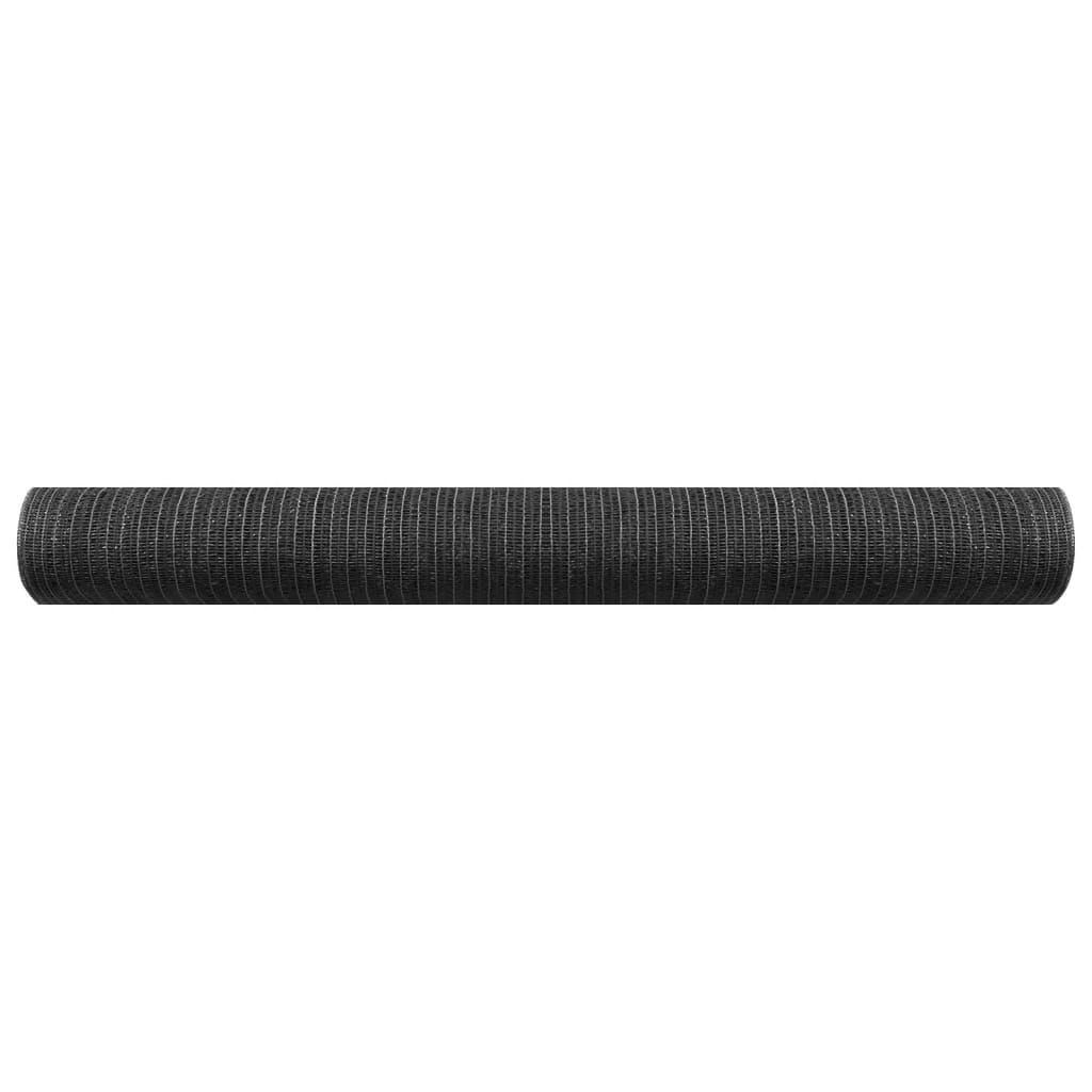 Mreža za privatnost antracit 2 x 25 m HDPE 150 g/m²