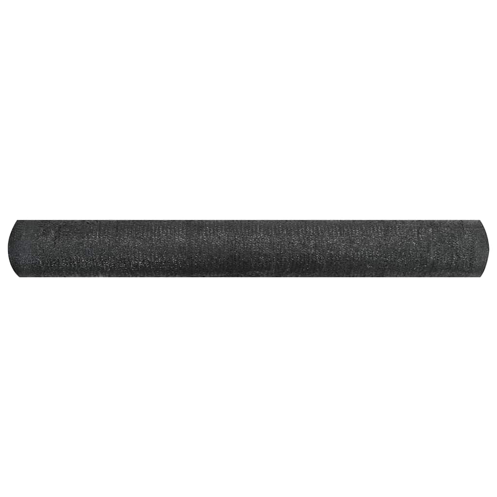 Mreža za privatnost crna 1,5 x 25 m HDPE 150 g/m²