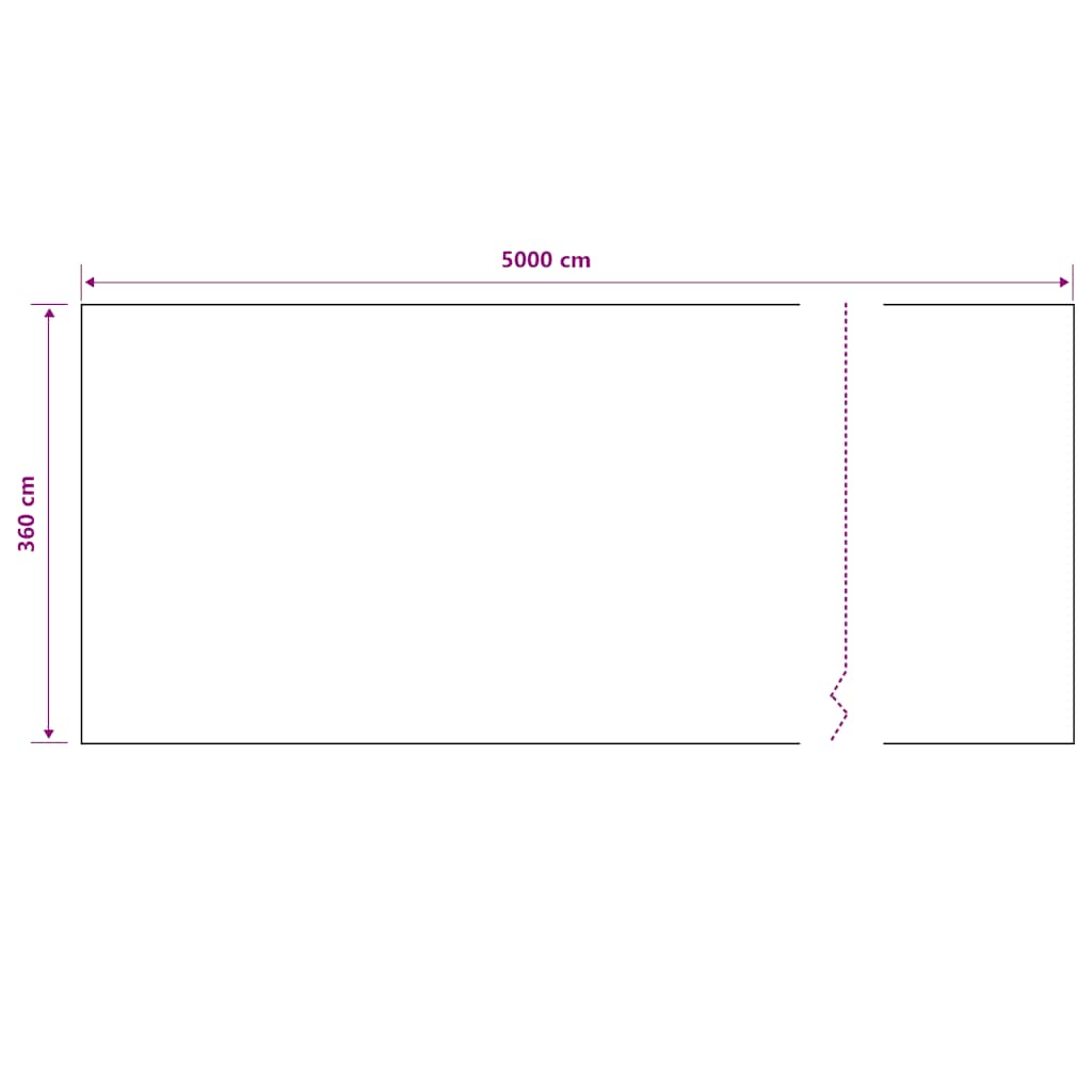 Mreža za privatnost zelena 3,6 x 50 m HDPE 75 g/m²