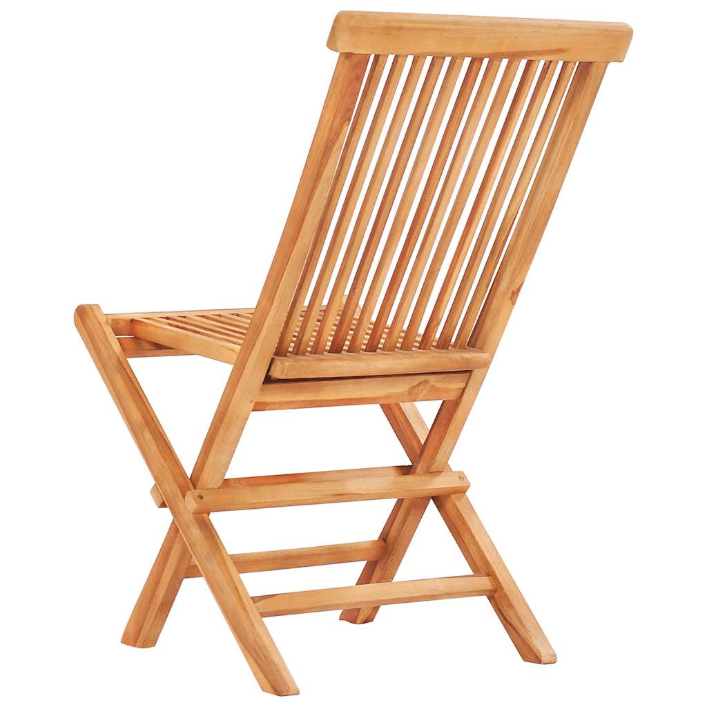 3-dijelni bistro set sa sivim jastucima od masivne tikovine