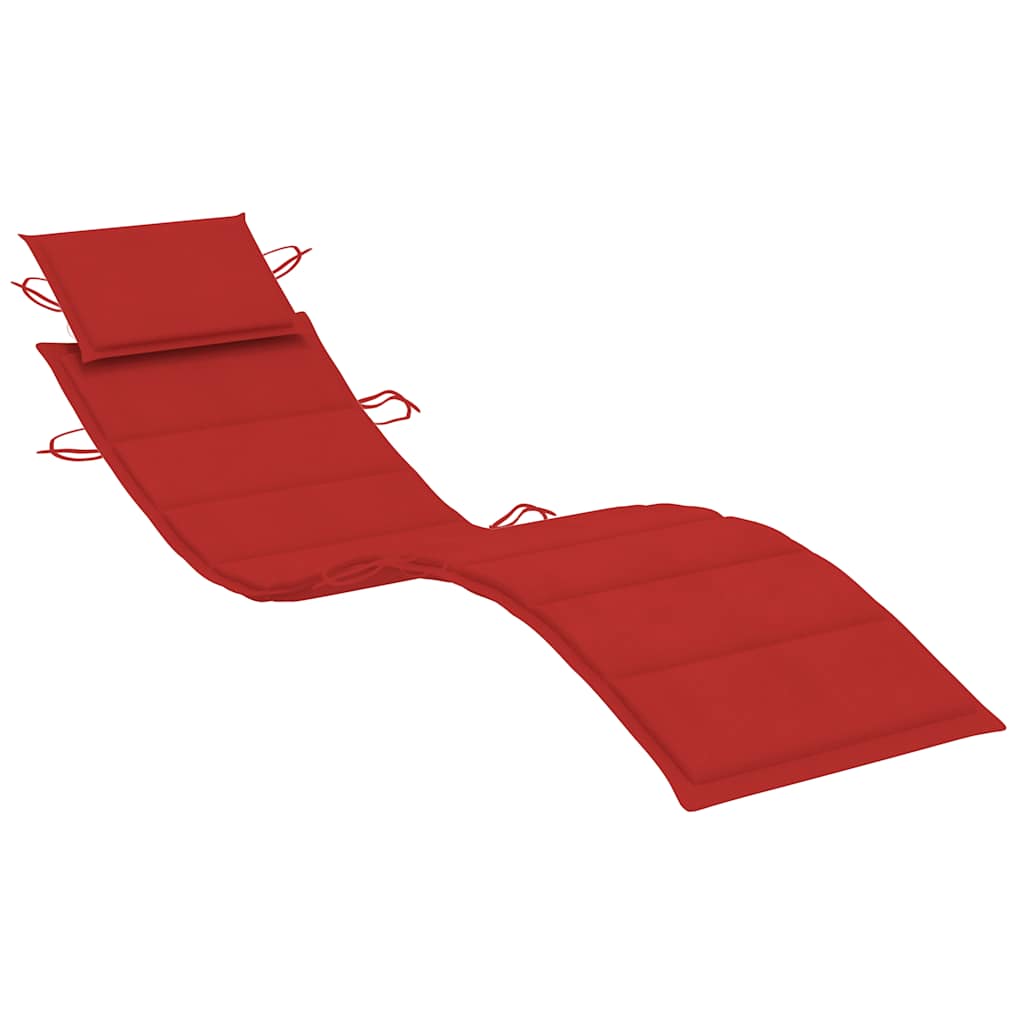 Ležaljka za ljuljanje s jastukom od masivne tikovine
