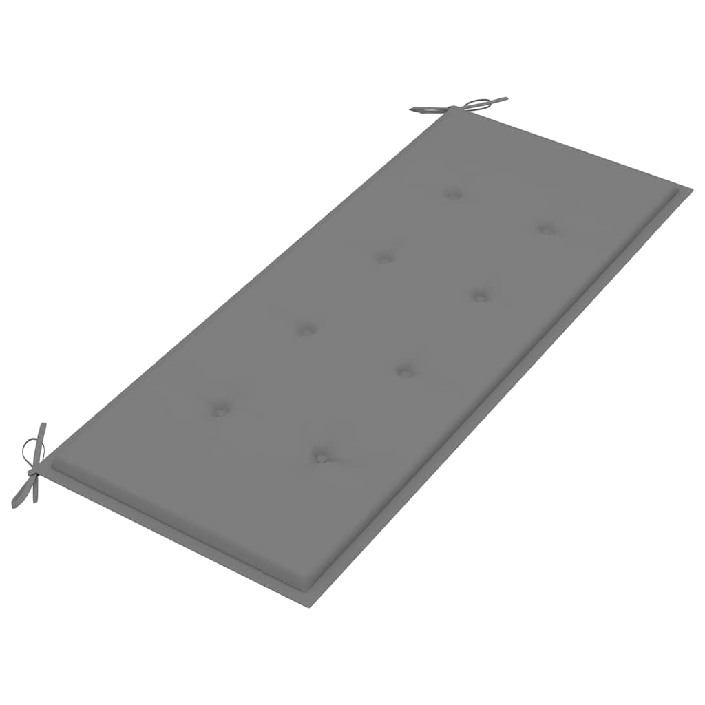 Vrtna klupa s jastukom 120 cm od bambusa