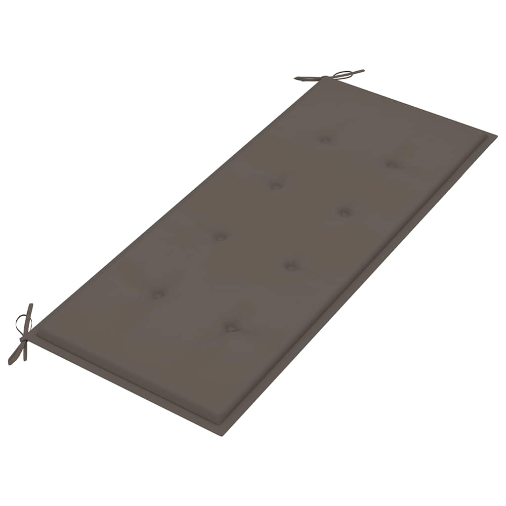 Vrtna klupa s jastukom 120 cm od bambusa